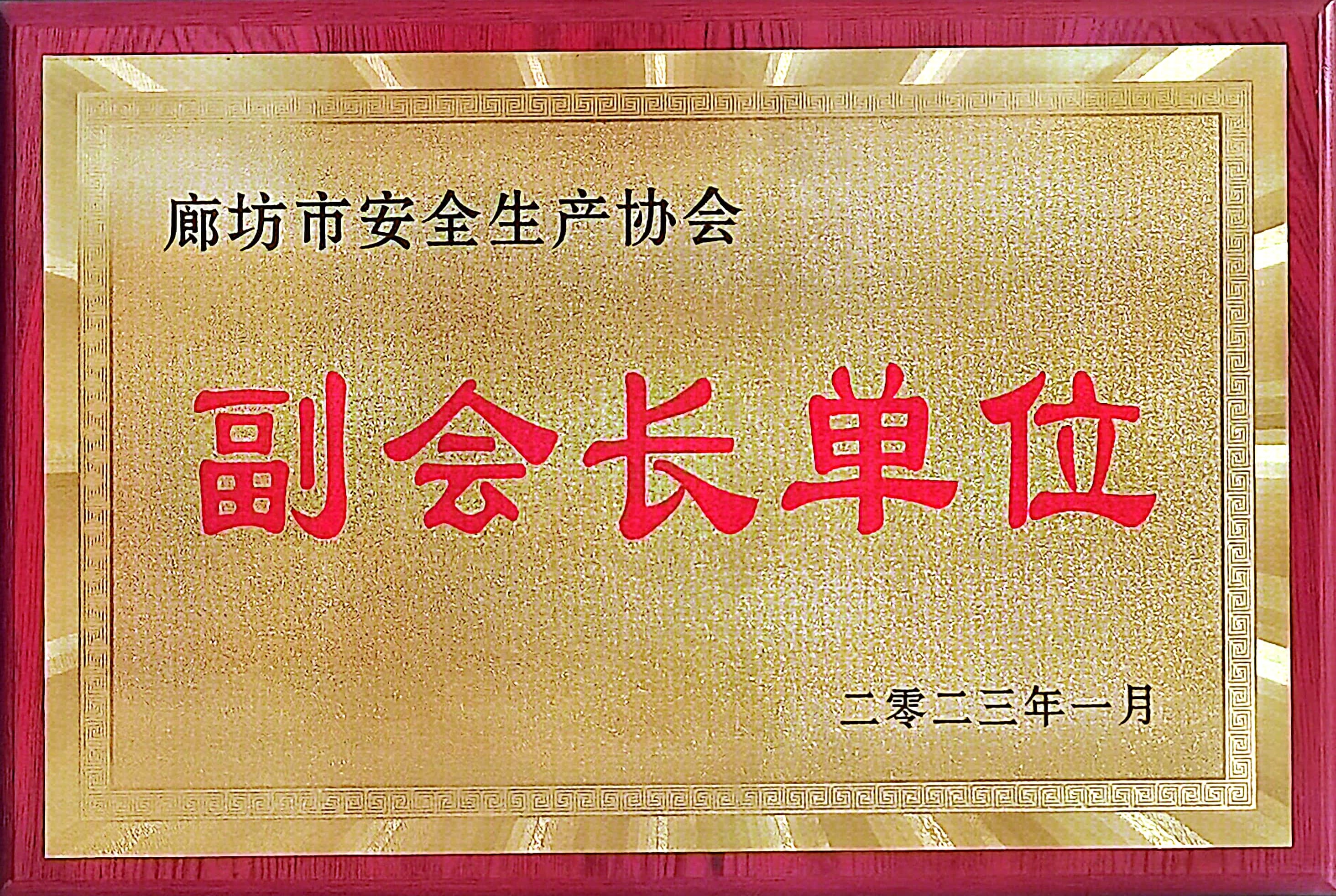 廊坊市安全生產(chǎn)協(xié)會(huì )副會(huì )長(cháng)單位